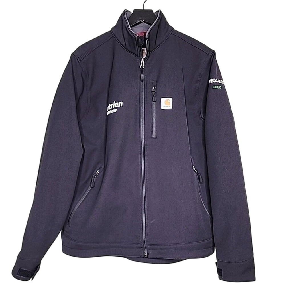 Carhartt Jacket Large Heavyweight Soft Shell‎ Fleece Lined Rain Defender Crowley